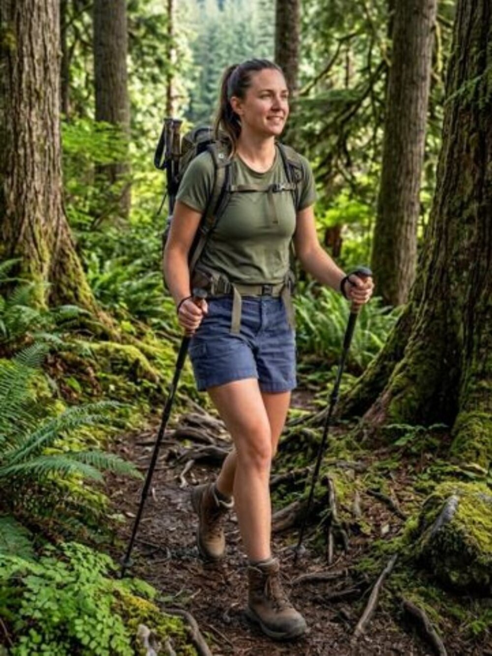 Lee Blue Hiking Shorts